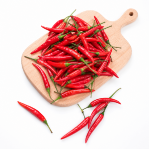 Fresh Facing Heaven Pepper from Sugarhill Farm
